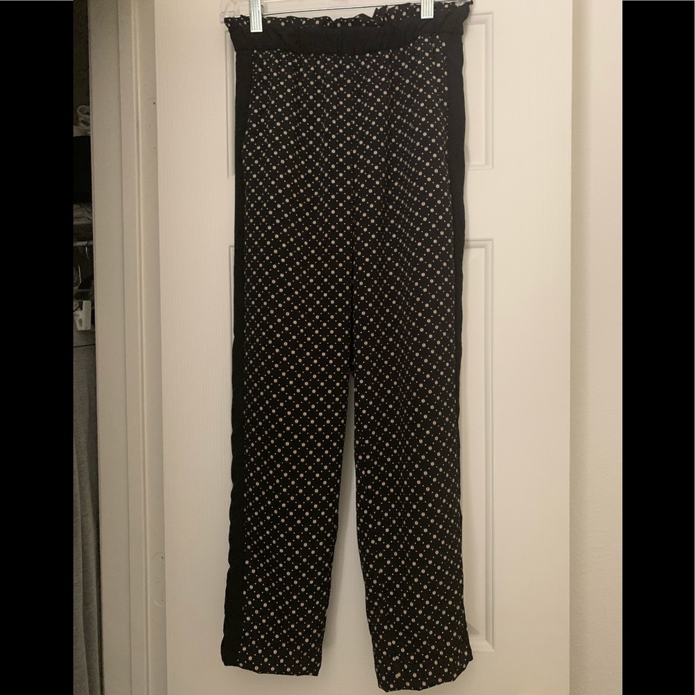 H&M pants black and beige size 2